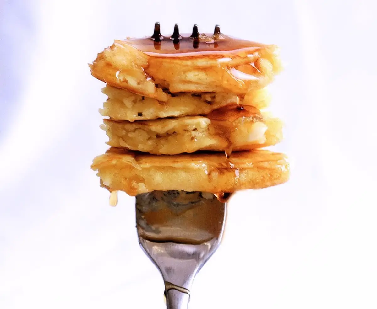 Pancakes on Fork