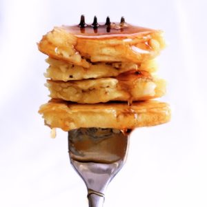 Pancakes on Fork