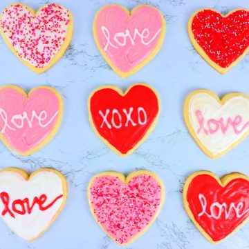 Heart-Shaped Valentine's Day Cookies