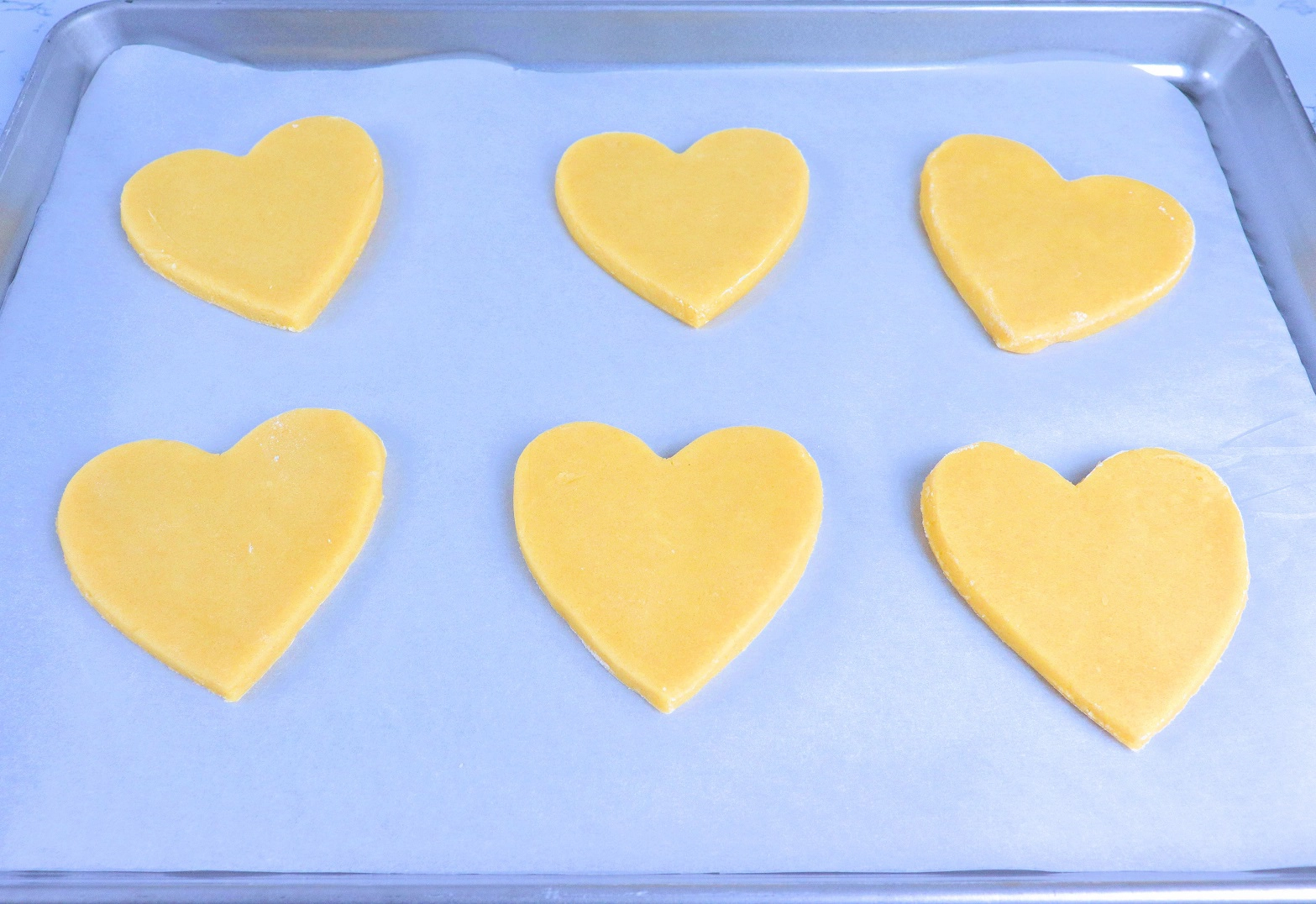 Pre-Baked Heart-Shaped Cookies