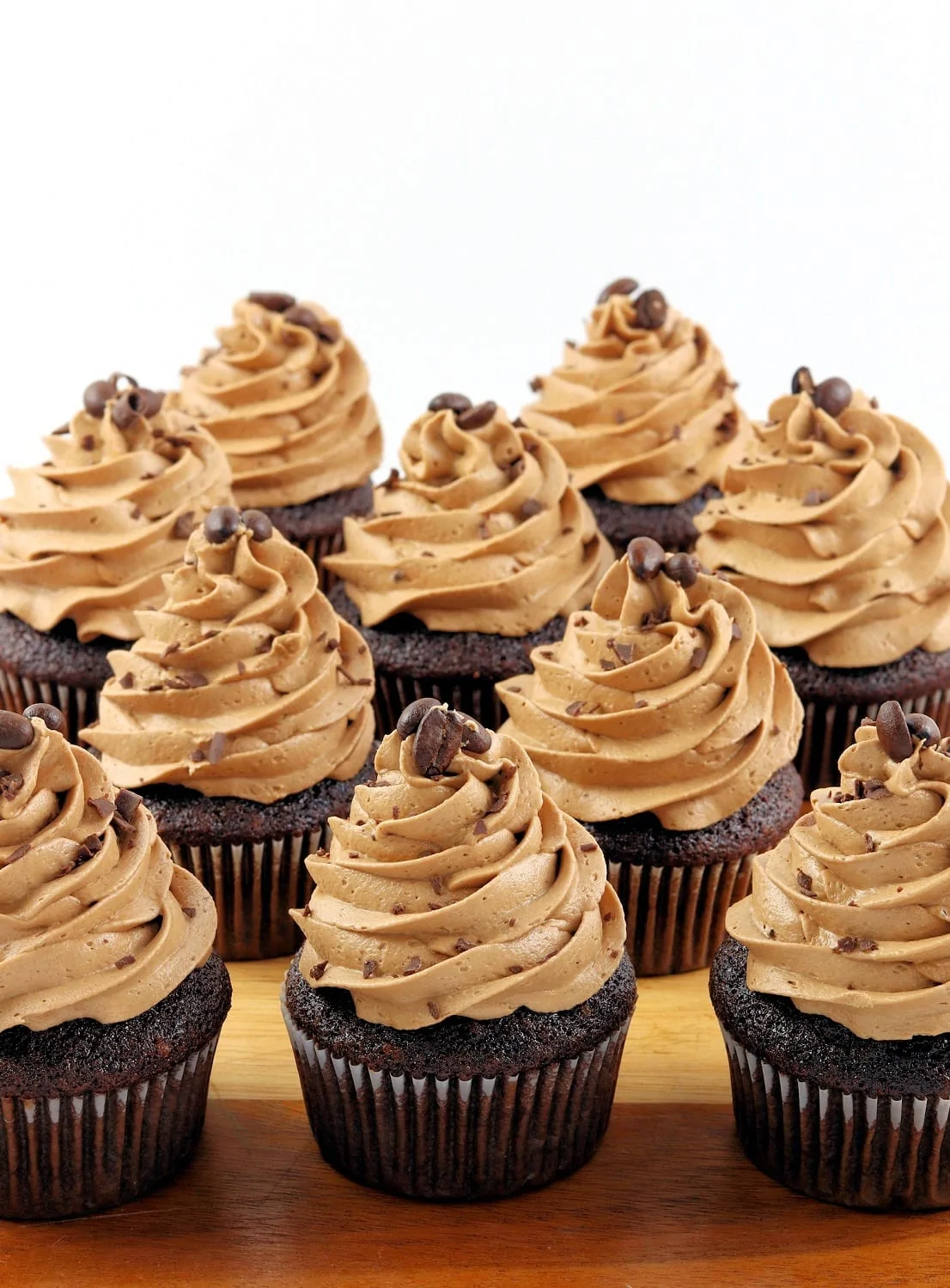 Chocolate and Espresso Cupcakes with Mocha Buttercream