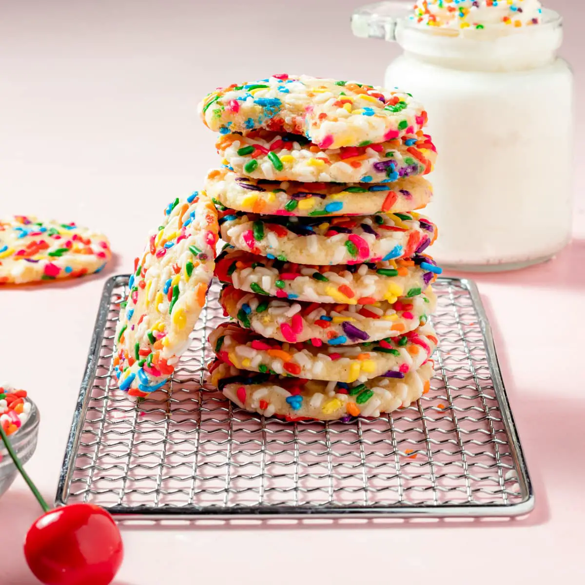 Sprinkle Sugar Cookies Featured